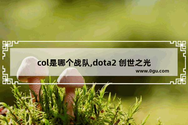 col是哪个战队,dota2 创世之光