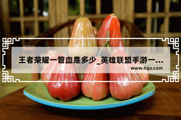 王者荣耀一管血是多少_英雄联盟手游一格多少血