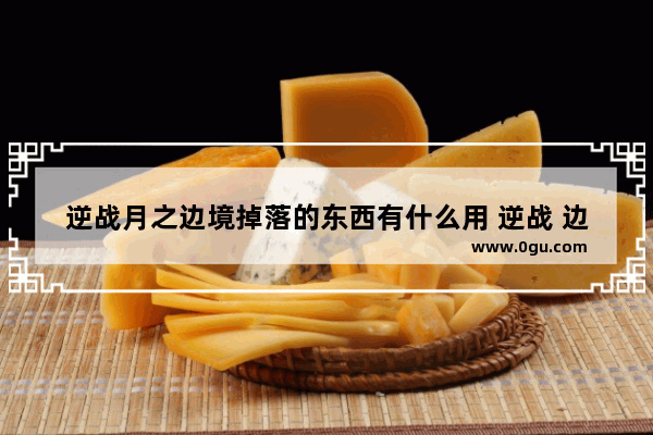逆战月之边境掉落的东西有什么用 逆战 边境计划