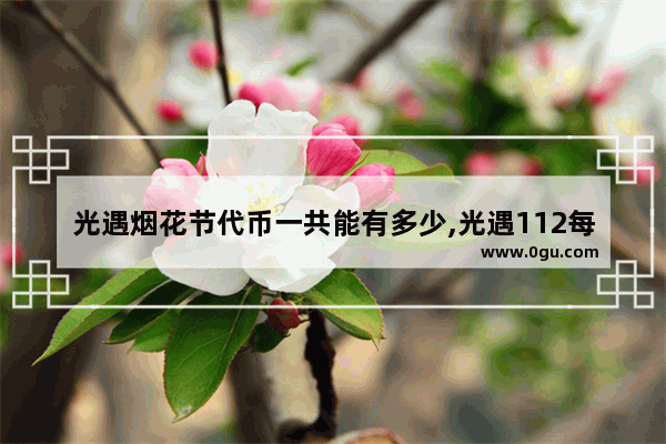 光遇烟花节代币一共能有多少,光遇112每日任务