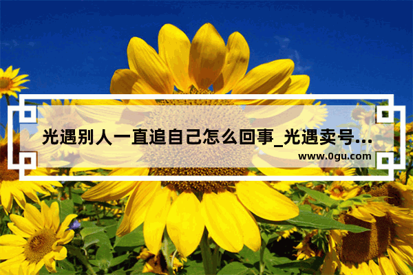 光遇别人一直追自己怎么回事_光遇卖号被骗了怎么办