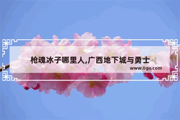 枪魂冰子哪里人,广西地下城与勇士