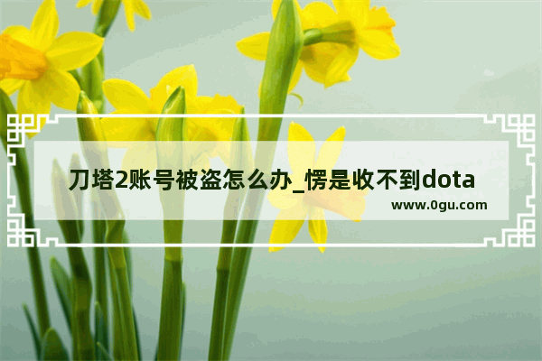 刀塔2账号被盗怎么办_愣是收不到dota2令牌的邮件 求大神解答 我该怎么办