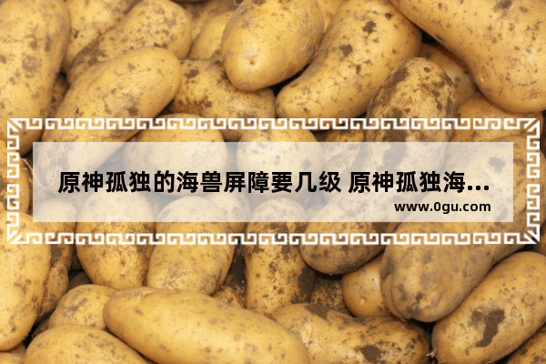原神孤独的海兽屏障要几级 原神孤独海兽攻略