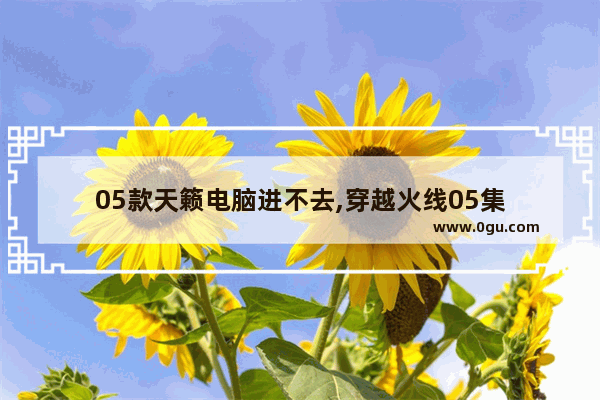 05款天籁电脑进不去,穿越火线05集