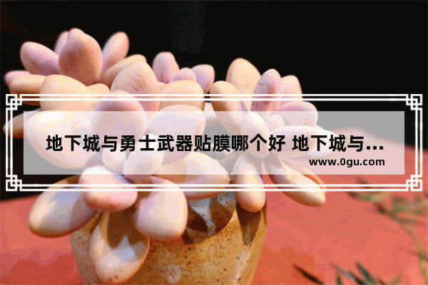 地下城与勇士武器贴膜哪个好 地下城与勇士手感