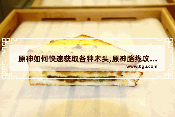 原神如何快速获取各种木头,原神路线攻略木头