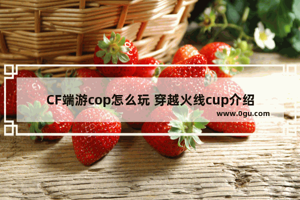 CF端游cop怎么玩 穿越火线cup介绍