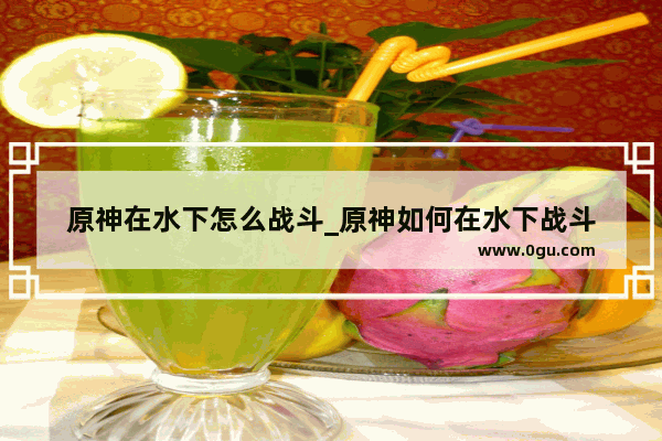 原神在水下怎么战斗_原神如何在水下战斗