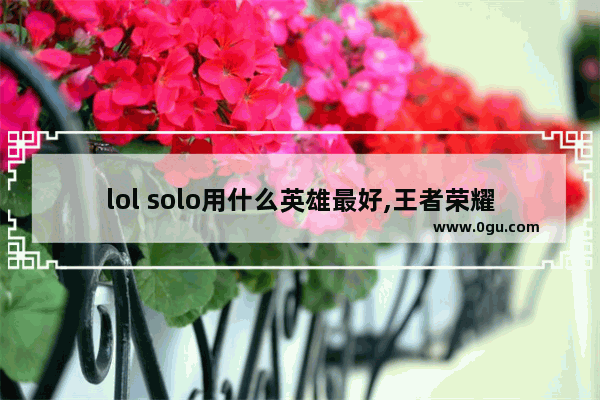 lol solo用什么英雄最好,王者荣耀solo英雄