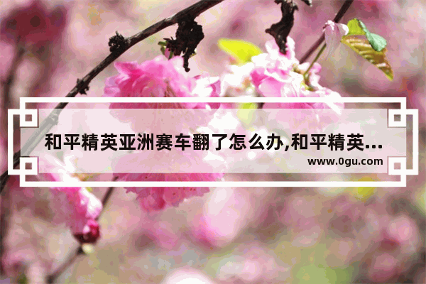 和平精英亚洲赛车翻了怎么办,和平精英翻车彩蛋