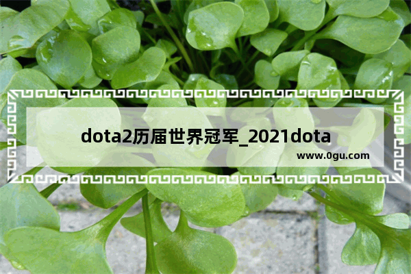 dota2历届世界冠军_2021dota2全球总决赛