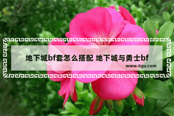 地下城bf套怎么搭配 地下城与勇士bf