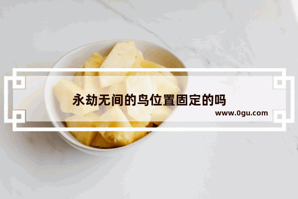 永劫无间的鸟位置固定的吗