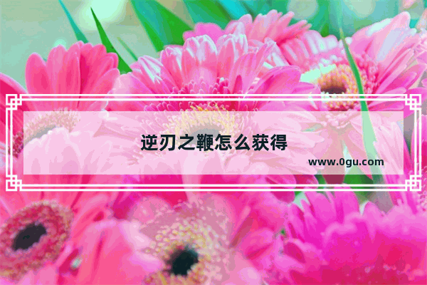 逆刃之鞭怎么获得