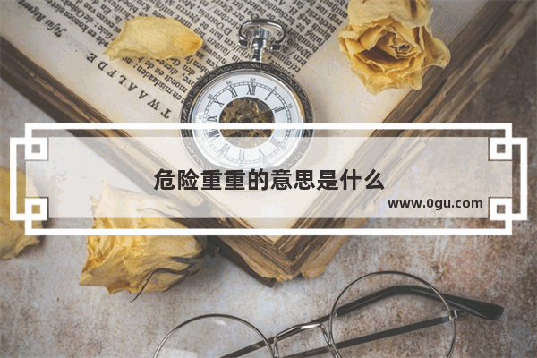 危险重重的意思是什么