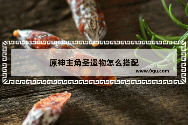 原神主角圣遗物怎么搭配