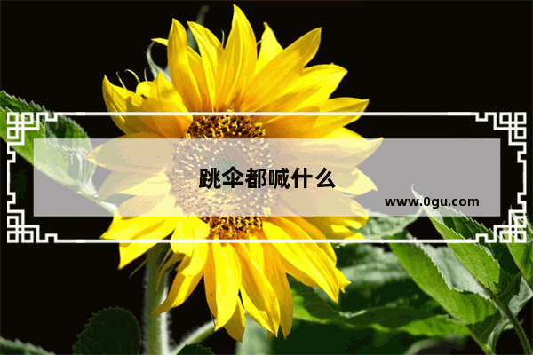 跳伞都喊什么