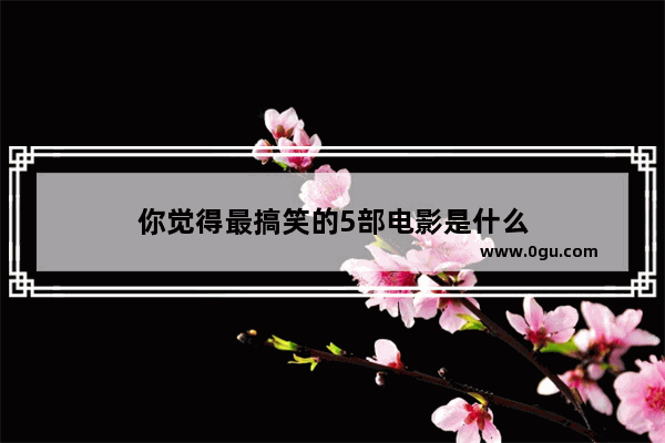 你觉得最搞笑的5部电影是什么