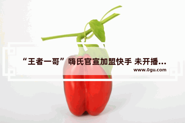 “王者一哥”嗨氏官宣加盟快手 未开播就送出12万豪礼 他能东山再起吗