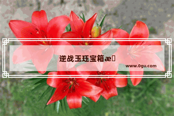 逆战玉珏宝箱抽奖一共需要多少