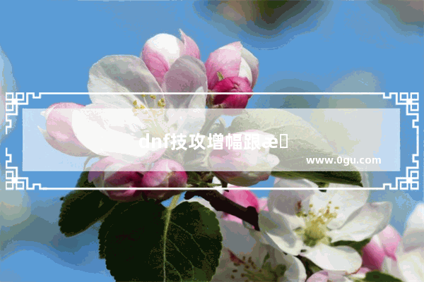 dnf技攻增幅跟技能伤害有什么不同