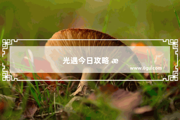 光遇今日攻略 探索神秘世界的必备指南