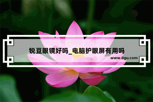 锐豆眼镜好吗_电脑护眼屏有用吗