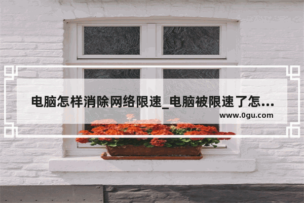 电脑怎样消除网络限速_电脑被限速了怎么恢复网速