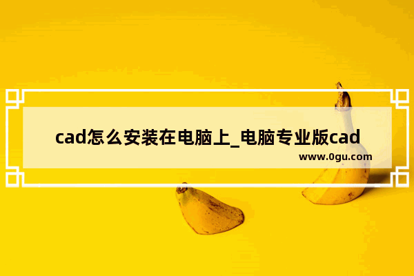 cad怎么安装在电脑上_电脑专业版cad怎么安装