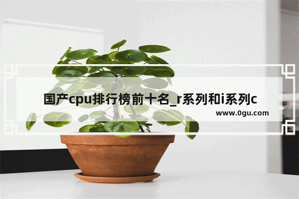 国产cpu排行榜前十名_r系列和i系列cpu有什么区别