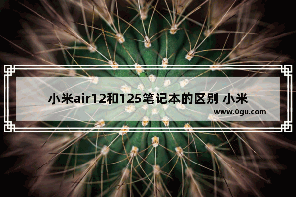 小米air12和125笔记本的区别 小米电脑尺寸
