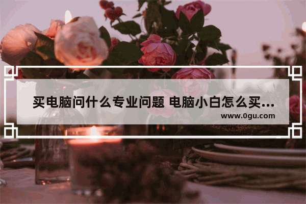 买电脑问什么专业问题 电脑小白怎么买电脑