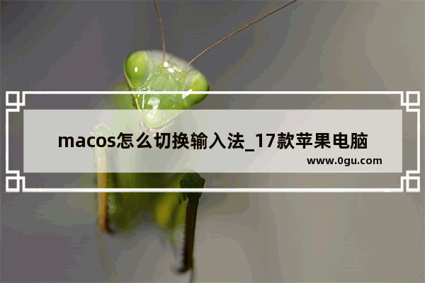 macos怎么切换输入法_17款苹果电脑键盘怎么切换输入法