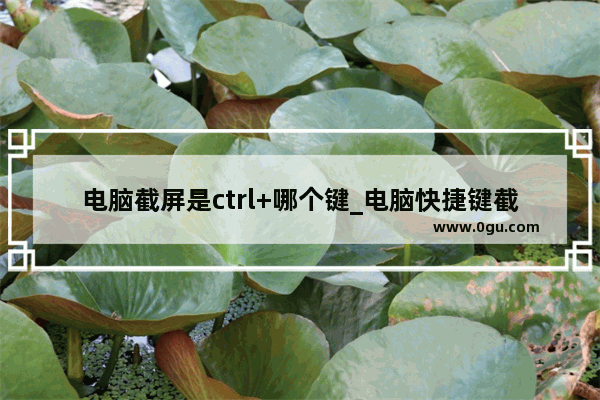 电脑截屏是ctrl+哪个键_电脑快捷键截图保存到哪里去了