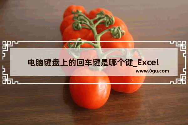 电脑键盘上的回车键是哪个键_Excel 回车键是哪一个字符