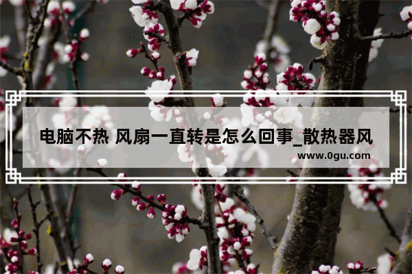 电脑不热 风扇一直转是怎么回事_散热器风速不足怎么办