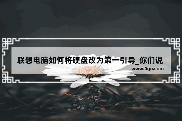 联想电脑如何将硬盘改为第一引导_你们说 品牌机的电脑能加装固态硬盘吗
