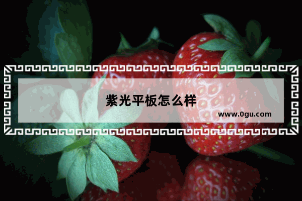 紫光平板怎么样
