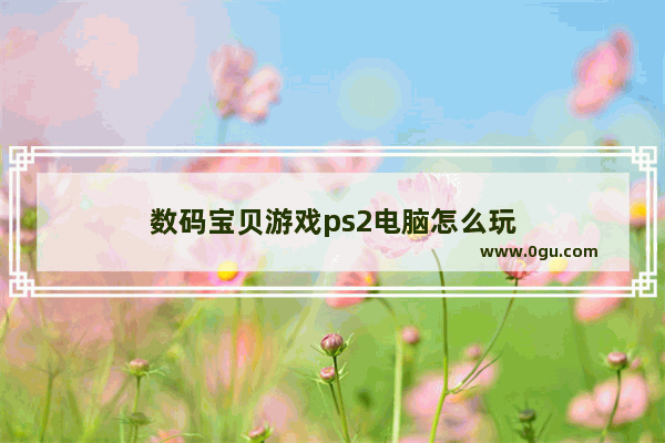 数码宝贝游戏ps2电脑怎么玩