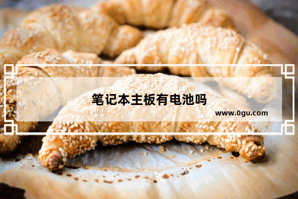 笔记本主板有电池吗