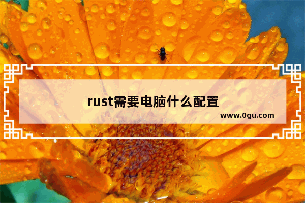 rust需要电脑什么配置