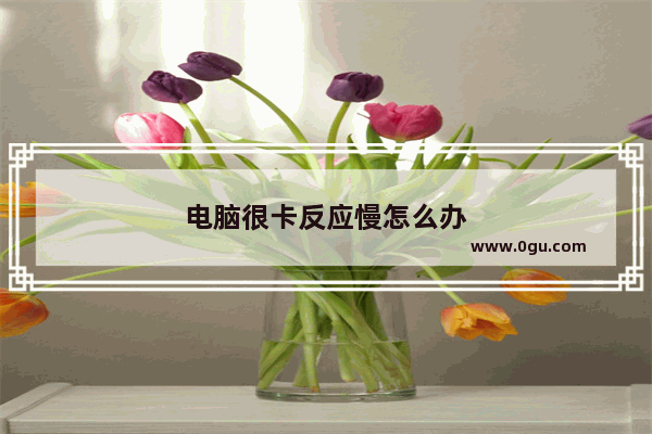电脑很卡反应慢怎么办