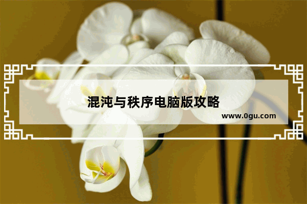混沌与秩序电脑版攻略