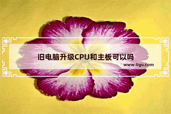 旧电脑升级CPU和主板可以吗