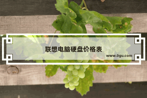 联想电脑硬盘价格表