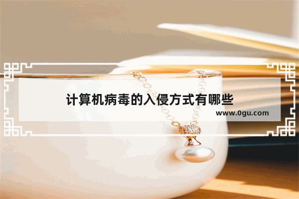计算机病毒的入侵方式有哪些