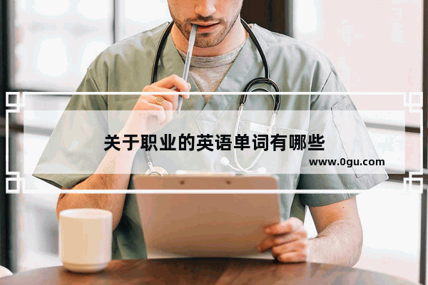 关于职业的英语单词有哪些