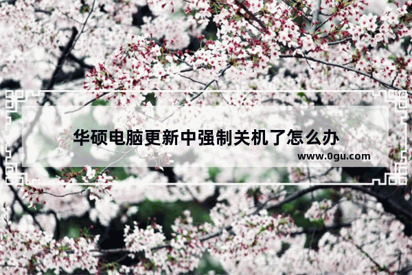 华硕电脑更新中强制关机了怎么办