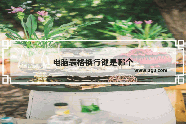电脑表格换行键是哪个